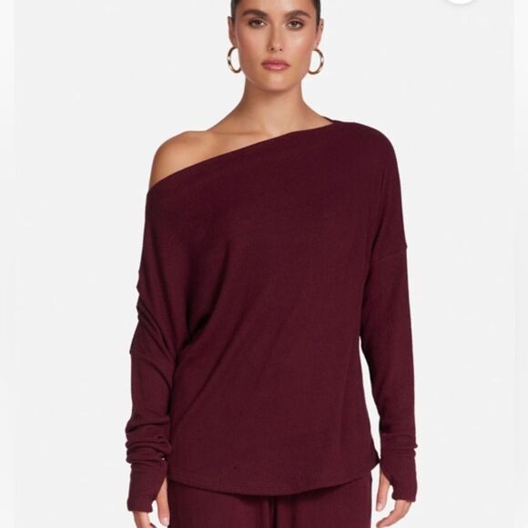 Michael Lauren Santos Off The Shoulder Sweater - Picture 1 of 13